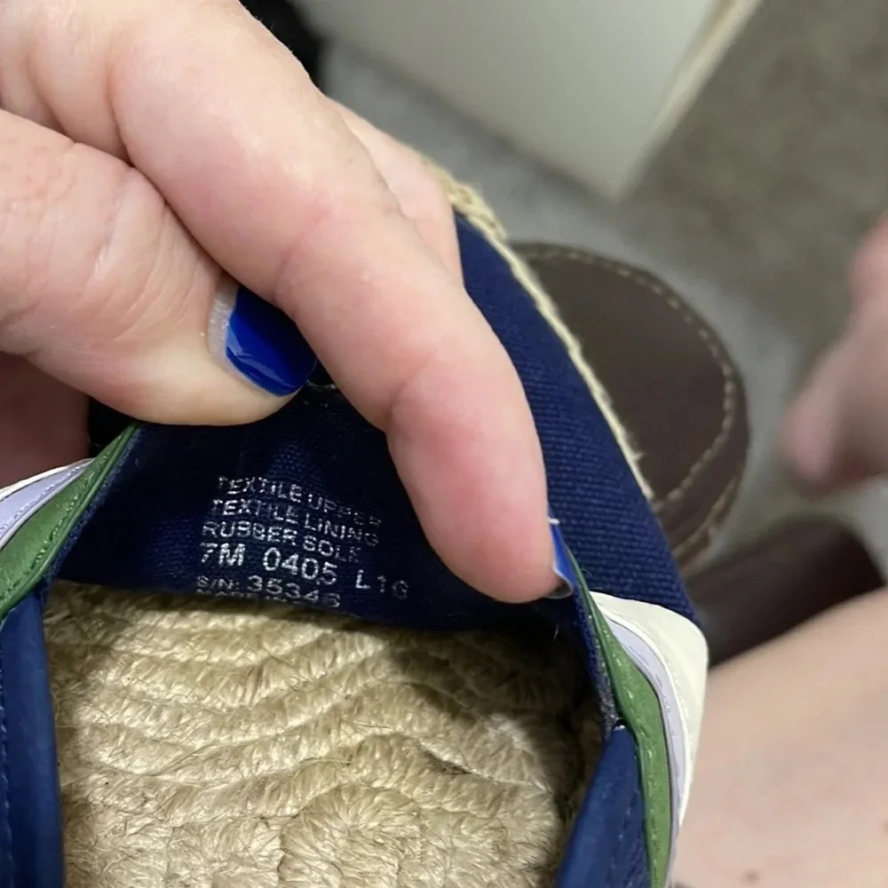 Tory Burch Espadrille Canvas Flats - Size 7 - Picture 5 of 5